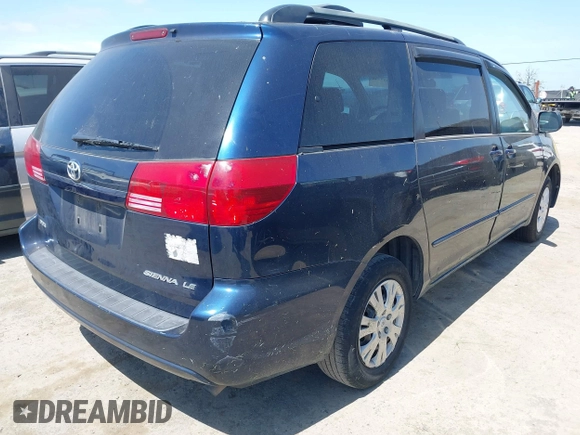 2005 Toyota Sienna CE with VIN 5TDZA23CX5S335924, listed as a IAAI auction lot 42057444 with 184,342 mi miles. Bid and sale history available at carsss.com. Image 4.