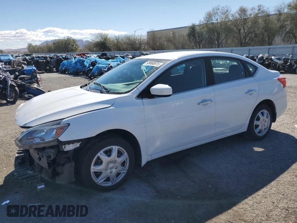 2018 Nissan Sentra S with VIN 3N1AB7APXJY258796, listed as a Copart auction lot 49666615 with 107,465 mi miles and Salvage Title. Bid and sale history available at DreamBid. Image 1.