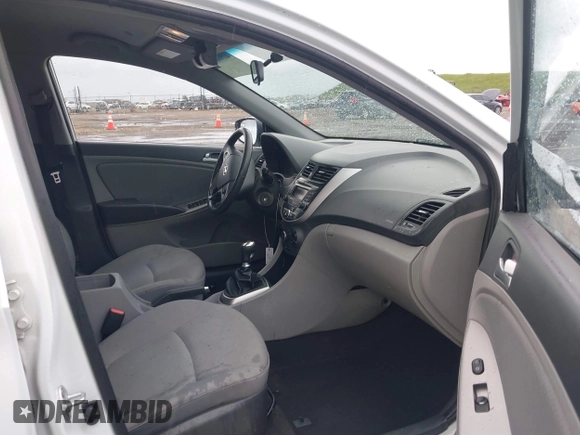 2016 Hyundai Accent Sport with VIN KMHCU5AE4GU249974, listed as a IAAI auction lot 41916351 with 127,692 mi miles. Bid and sale history available at carsss.com. Image 5.