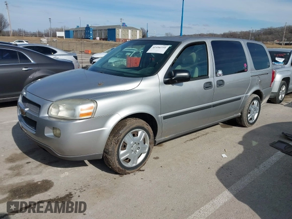 2008 Chevrolet Uplander LS with VIN 1GNDV23W98D130773, listed as a IAAI auction lot 41496210 with 129,869 mi miles and . Bid and sale history available at DreamBid. Image 2.