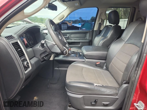 2012 Ram 1500 Sport with VIN 1C6RD7HT5CS276483, listed as a Copart auction lot 65822575 with 138,137 mi miles and Salvage title. Bid and sale history available at DreamBid. Image 7.