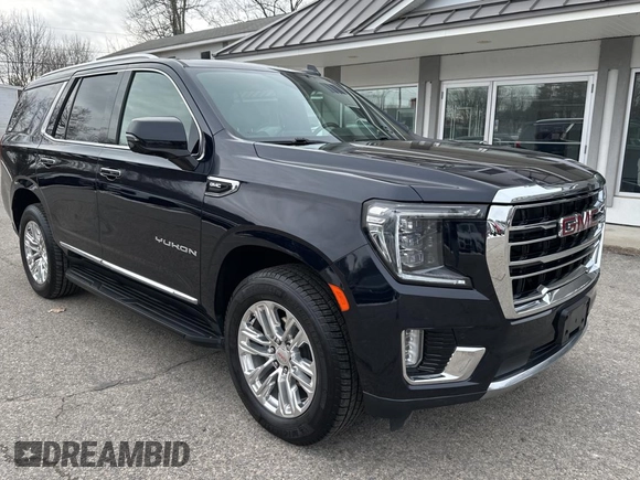 2021 GMC Yukon SLT with VIN 1GKS2BKD8MR141998, listed as a Copart auction lot 89298875 with 150,417 mi miles and Clean Title. Bid and sale history available at carsss.com. Image 1.