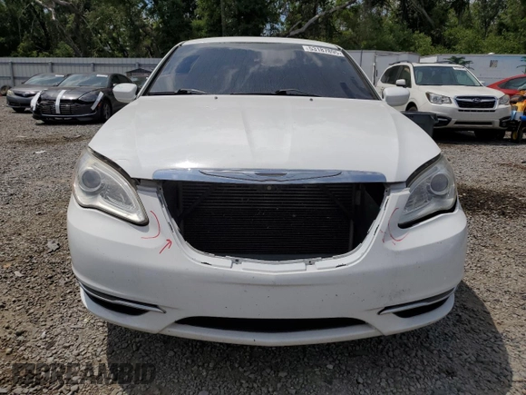 2014 Chrysler 200 LX with VIN 1C3CCBAB6EN206096, listed as a Copart auction lot 53187895 with 196,951 mi miles and Salvage Title. Bid and sale history available at carsss.com. Image 5.