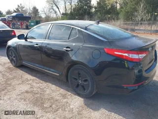 2012 Kia Optima Hybrid with VIN KNAGM4AD5C5036525, listed as a IAAI auction lot 41868927 with 214,182 mi miles. Bid and sale history available at carsss.com. Image 3.