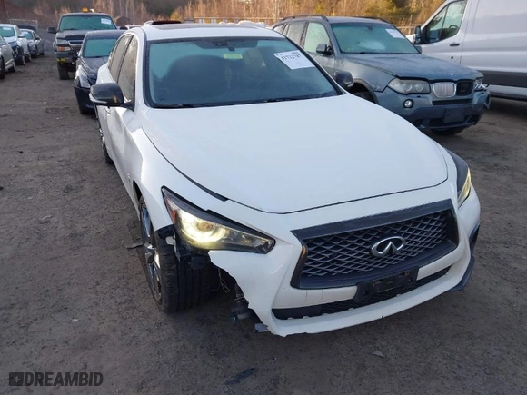 2019 Infiniti Q50 3.0t LUXE with VIN JN1EV7AR2KM591802, listed as a IAAI auction lot 41722787 with 78,726 mi miles. Bid and sale history available at carsss.com. Image 12.