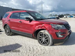 2017 Ford Explorer Sport z VIN 1FM5K8GT3HGA20532, wystawiony jako Copart lot #43986095 z przebiegiem 74 972 mil mil oraz Szkoda całkowita • Salvage title. Historia ofert i sprzedaży dostępna na DreamBid. Obrazek 4.