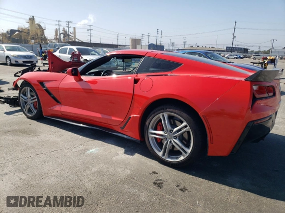 2017 Chevrolet Corvette 1LT with VIN 1G1YB2D7XH5101361, listed as a Copart auction lot 72974154 with 0 mi miles and Salvage Title. Bid and sale history available at carsss.com. Image 2.