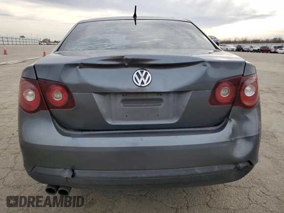 2008 Volkswagen Jetta Sedan S with VIN 3VWJZ71K78M122136, listed as a Copart auction lot 43959245 with 256,162 mi miles and Salvage Title. Bid and sale history available at carsss.com. Image 6.