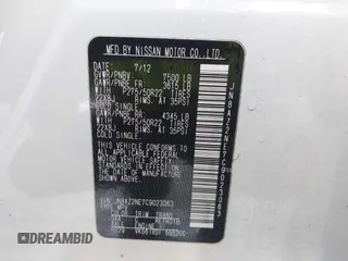 2012 Infiniti QX56 7-passenger z VIN JN8AZ2NE7C9023063, wystawiony jako IAAI lot #42145130 z przebiegiem 149 172 mil mil oraz . Historia ofert i sprzedaży dostępna na DreamBid. Obrazek 9.