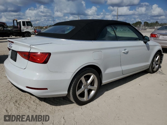 2015 Audi A3 1.8T Premium with VIN WAU6CLFF5F1135425, listed as a Copart auction lot 43314875 with 48,769 mi miles and Salvage Title. Bid and sale history available at carsss.com. Image 3.