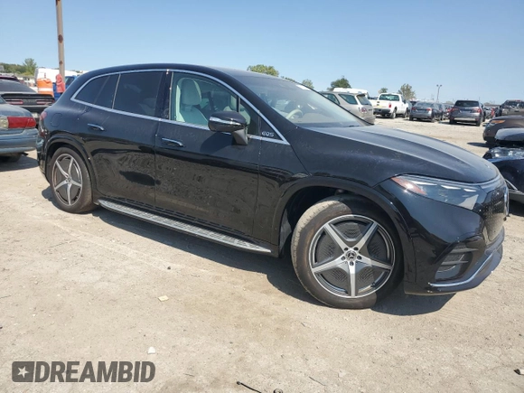 2023 Mercedes-Benz EQS with VIN 4JGDM4EB5PA026164, listed as a Copart auction lot 70191564 with 7,781 mi miles and Salvage Title. Bid and sale history available at carsss.com. Image 4.