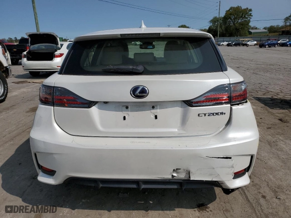 2017 Lexus CT with VIN JTHKD5BH9H2283512, listed as a Copart auction lot 69857074 with 80,881 mi miles and Salvage Title. Bid and sale history available at carsss.com. Image 6.