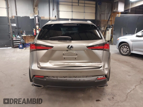 2019 Lexus NX with VIN JTJBARBZ3K2184568, listed as a IAAI auction lot 41839309 with 61,681 mi miles. Bid and sale history available at carsss.com. Image 17.