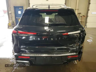 2023 Infiniti QX60 Sensory with VIN 5N1DL1GSXPC353775, listed as a Copart auction lot 63658175 with 24,658 mi miles and Salvage title. Bid and sale history available at DreamBid. Image 6.