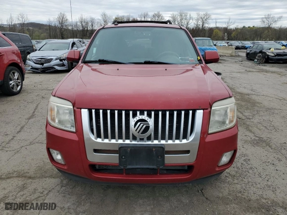 2010 Mercury Mariner Premier with VIN 4M2CN9H79AKJ25664, listed as a Copart auction lot 53681335 with 186,226 mi miles and Clean Title. Bid and sale history available at carsss.com. Image 5.