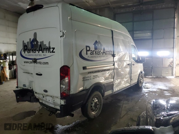 2022 Ford Transit Cargo with VIN 1FTBR2X80NKA68123, listed as a Copart auction lot 45157175 with 72,668 mi miles and Non Repairable. Bid and sale history available at DreamBid. Image 3.