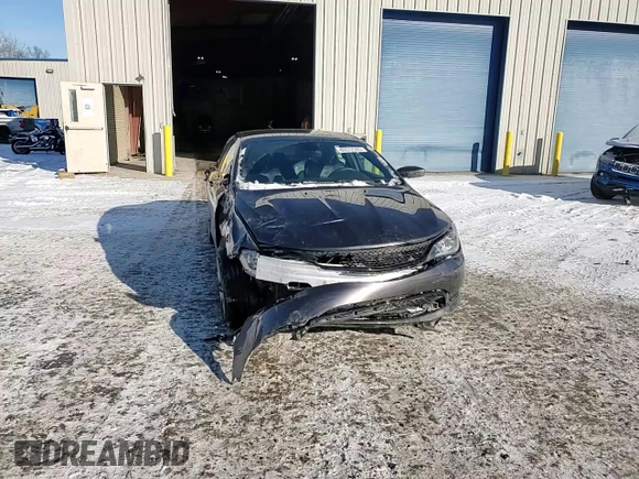 2015 Chrysler 200 S with VIN 1C3CCCBB9FN505720, listed as a Copart auction lot 89372565 with 108,206 mi miles and Salvage Title. Bid and sale history available at carsss.com. Image 10.