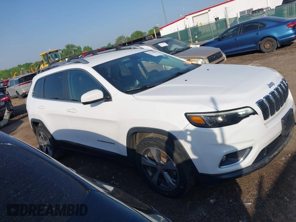 2019 Jeep Cherokee Limited with VIN 1C4PJLDX9KD110531, listed as a IAAI auction lot 42274064 with 87,450 mi miles and . Bid and sale history available at DreamBid. Image 13.