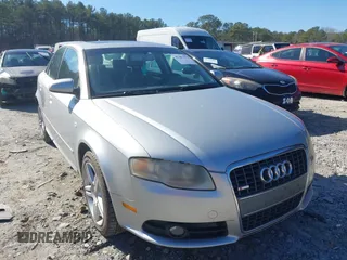 2008 Audi A4 2.0T with VIN WAUAF78E28A086538, listed as a IAAI auction lot 41481979 with 162,926 mi miles. Bid and sale history available at carsss.com. Image 1.