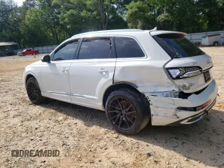 2021 Audi Q7 Premium Plus with VIN WA1LJAF72MD034440, listed as a Copart auction lot 58164365 with Not provided miles and Salvage title. Bid and sale history available at DreamBid. Image 2.