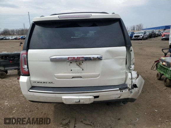 2015 GMC Yukon XL Denali with VIN 1GKS2JKJ2FR544877, listed as a Copart auction lot 53402665 with 0 mi miles and Clean Title. Bid and sale history available at carsss.com. Image 6.