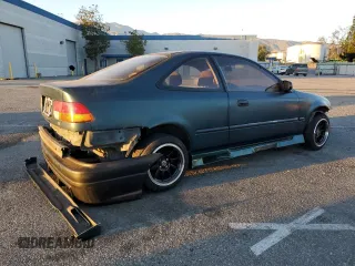 1997 Honda Civic DX with VIN 1HGEJ6122VL090216, listed as a Copart auction lot 42394565 with 181,840 mi miles and Salvage Title. Bid and sale history available at carsss.com. Image 3.