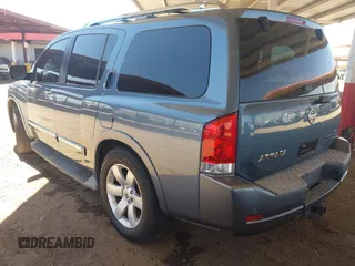 2011 Nissan Armada SV z VIN 5N1BA0ND2BN608699, wystawiony jako IAAI lot #42284447 z przebiegiem 204 758 mil mil oraz . Historia ofert i sprzedaży dostępna na DreamBid. Obrazek 3.