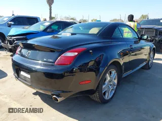 2006 Lexus SC 430 with VIN JTHFN48Y169004459, listed as a IAAI auction lot 41860732 with 77,000 mi miles. Bid and sale history available at carsss.com. Image 4.