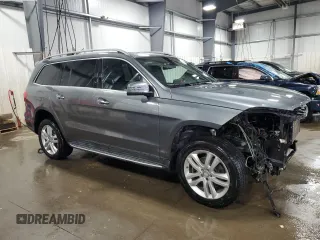 2017 Mercedes-Benz GLS 450 with VIN 4JGDF6EEXHA854437, listed as a Copart auction lot 53720415 with 105,375 mi miles and Salvage title. Bid and sale history available at DreamBid. Image 4.