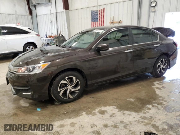 2017 Honda Accord Sedan LX with VIN 1HGCR2F30HA193046, listed as a Copart auction lot 68991204 with 222,837 mi miles and Salvage Title. Bid and sale history available at carsss.com. Image 1.