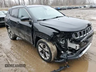 2020 Jeep Compass Limited with VIN 3C4NJDCB8LT223675, listed as a Copart auction lot 46897055 with 58,899 mi miles and Non Repairable. Bid and sale history available at carsss.com. Image 4.