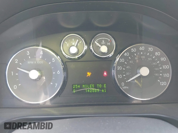 2006 Mercury Milan Premier with VIN 3MEHM08166R633064, listed as a IAAI auction lot 41648193 with 142,589 mi miles and . Bid and sale history available at DreamBid. Image 7.