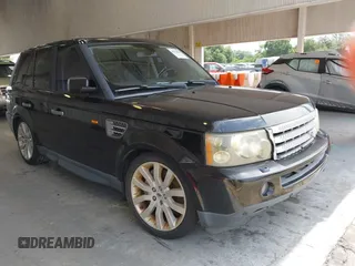2007 Land Rover Range Rover Sport SC with VIN SALSH23497A104110, listed as a IAAI auction lot 42732800 with 167,307 mi miles and . Bid and sale history available at DreamBid. Image 1.