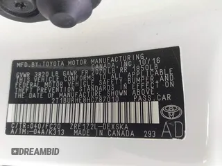 2017 Toyota Corolla L z VIN 2T1BURHE8HC787010, wystawiony jako IAAI lot #42366723 z przebiegiem 104 805 mil mil oraz . Historia ofert i sprzedaży dostępna na DreamBid. Obrazek 9.