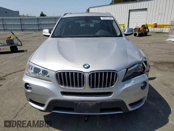 2013 BMW X3 xDrive35i with VIN 5UXWX7C54DL978932, listed as a Copart auction lot 54761135 with 59,042 mi miles and Salvage Title. Bid and sale history available at DreamBid. Image 5.