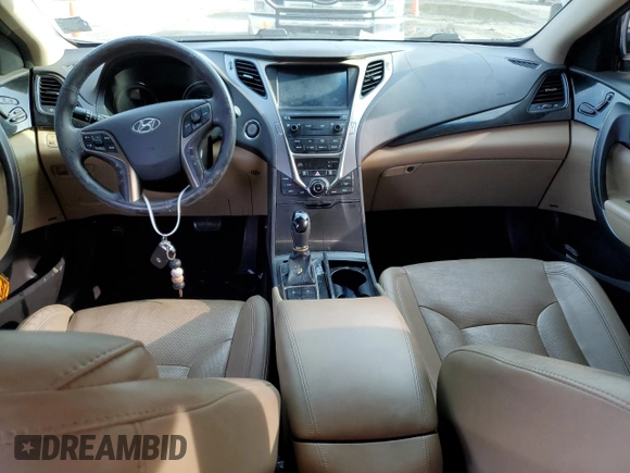 2014 Hyundai Azera Limited z VIN KMHFH4JG3EA352749, wystawiony jako Copart lot #55457525 z przebiegiem Nie podano mil oraz Szkoda całkowita • Salvage title. Historia ofert i sprzedaży dostępna na DreamBid. Obrazek 8.