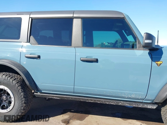 2022 Ford Bronco with VIN 1FMEE5DP7NLB52788, listed as a IAAI auction lot 41650549 with 33,158 mi miles. Bid and sale history available at carsss.com. Image 13.