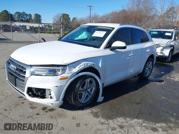 2019 Audi Q5 Premium with VIN WA1ANAFY6K2110626, listed as a IAAI auction lot 41270717 with 112,084 mi miles. Bid and sale history available at carsss.com. Image 17.