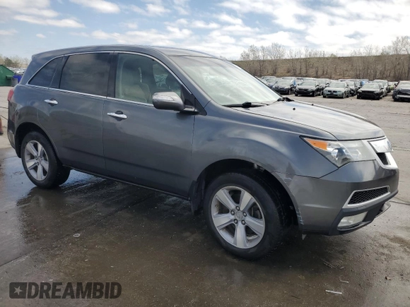 2012 Acura MDX z VIN 2HNYD2H24CH542091, wystawiony jako Copart lot #52818215 z przebiegiem 135 552 mil mil oraz Szkoda całkowita • Salvage title. Historia ofert i sprzedaży dostępna na DreamBid. Obrazek 4.