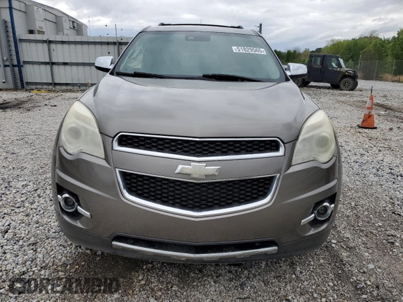2012 Chevrolet Equinox LTZ with VIN 2GNFLGE55C6161624, listed as a Copart auction lot 51829565 with 164,432 mi miles and Salvage Title. Bid and sale history available at carsss.com. Image 5.