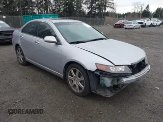 2004 Acura TSX w/Navigation with VIN JH4CL96924C004603, listed as a IAAI auction lot 41621278 with 186,906 mi miles. Bid and sale history available at carsss.com. Image 1.