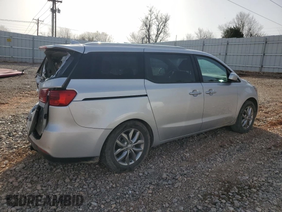 2021 Kia Sedona LX with VIN KNDMB5C1XM6672437, listed as a Copart auction lot 49136685 with 99,787 mi miles and Salvage Title. Bid and sale history available at carsss.com. Image 3.