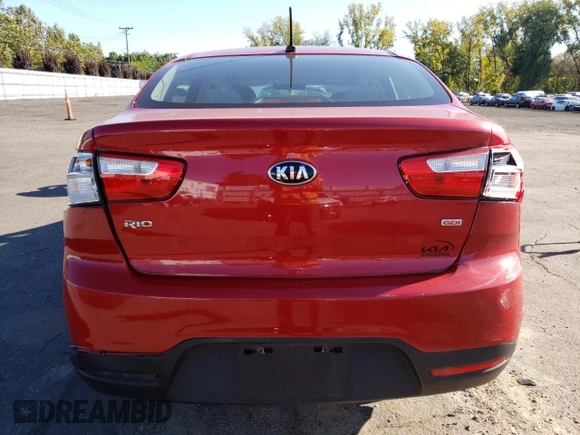 2014 Kia Rio LX with VIN KNADM4A37E6370952, listed as a Copart auction lot 70787814 with 107,958 mi miles and Salvage Title. Bid and sale history available at DreamBid. Image 6.