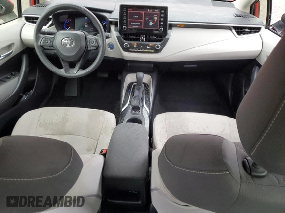 2021 Toyota Corolla Hybrid LE with VIN JTDEAMDE9MJ003897, listed as a Copart auction lot 47861925 with 64,693 mi miles and Salvage Title. Bid and sale history available at carsss.com. Image 8.