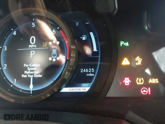 2020 Lexus IS 300 F Sport with VIN JTHGA1D29L5103114, listed as a IAAI auction lot 41603814 with 24,625 mi miles and . Bid and sale history available at DreamBid. Image 7.