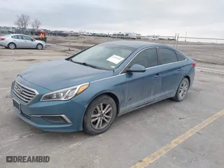 2017 Hyundai Sonata 2.4L with VIN 5NPE24AF6HH497550, listed as a IAAI auction lot 41707185 with 135,797 mi miles. Bid and sale history available at carsss.com. Image 19.