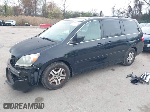 2006 Honda Odyssey EX-L with VIN 5FNRL38756B448827, listed as a IAAI auction lot 41952352 with 108,771 mi miles. Bid and sale history available at carsss.com. Image 2.