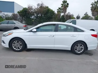2017 Hyundai Sonata SE with VIN 5NPE24AF8HH595026, listed as a IAAI auction lot 41906112 with 165,519 mi miles. Bid and sale history available at carsss.com. Image 14.