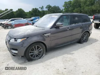 2016 Land Rover Range Rover Sport HSE with VIN SALWR2VF5GA544080, listed as a Copart auction lot 56178325 with 128,176 mi miles and Salvage Title. Bid and sale history available at DreamBid. Image 1.