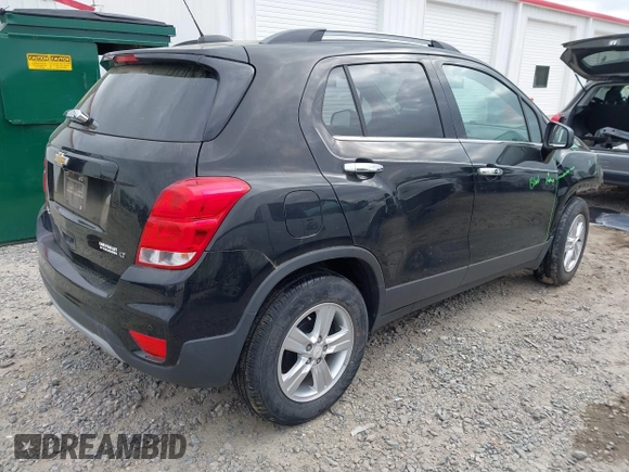 2017 Chevrolet Trax LT with VIN 3GNCJLSB3HL285082, listed as a IAAI auction lot 41934645 with 9,203 mi miles. Bid and sale history available at carsss.com. Image 4.